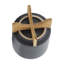 PLATEAU AVEC SUPPORT EN BOIS, GRIS MAT-863422438