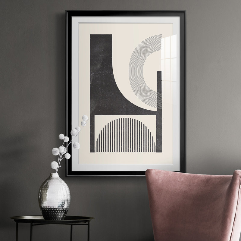 Impression encadrée Premium Inconnu II - prêt à être accroché, Cadre noir, H 36,5 po x l 26,5 po x P 1 po