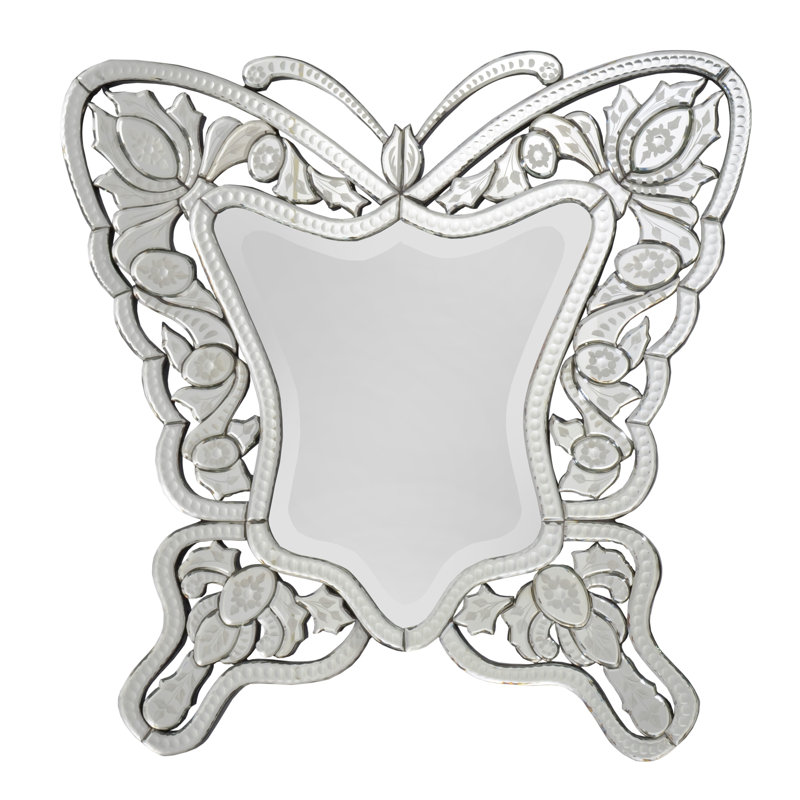 Miroir vénitien papillon 80 cm