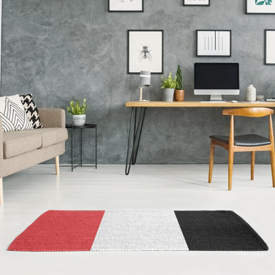 Chenille Striped Indoor Rug