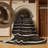 Machine Washable Horizontal Stripes Gray Area Rug-1953818808