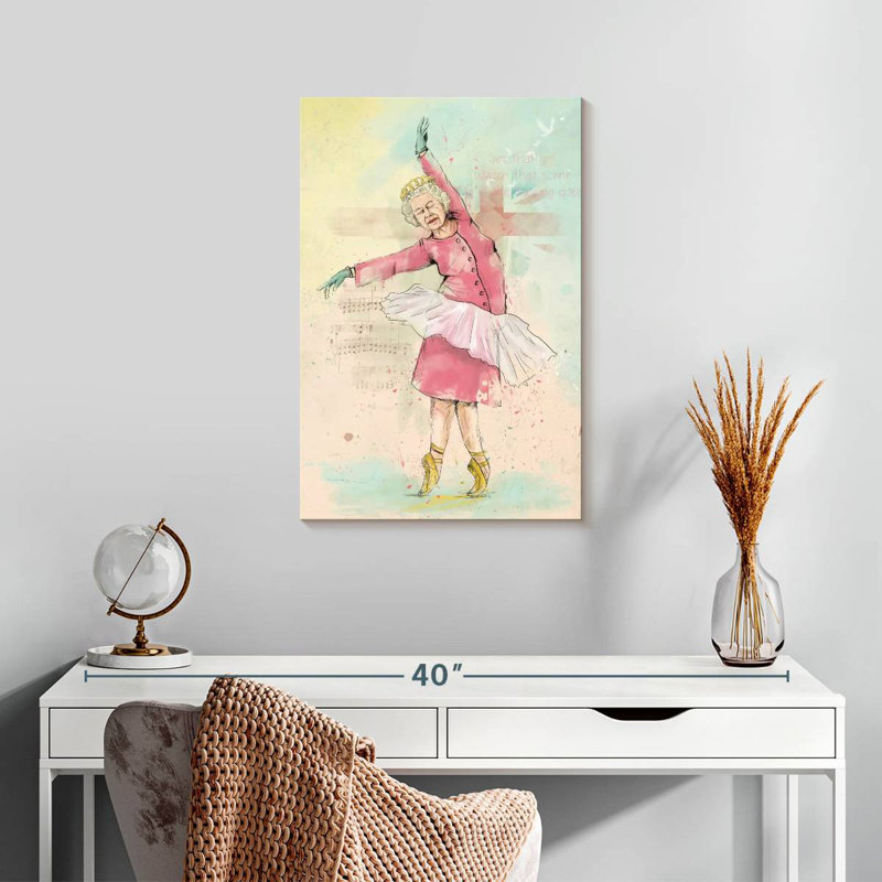Leisha Dancing Queen, 24" H x 16" W