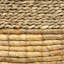 Ensemble de 3 paniers de rangement ronds tressés brun clair et brun 13,75 po