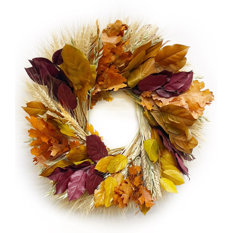 Preserved Autumn Grace 20" Fall Wreath
