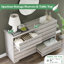 Ensemble de chambre à coucher double, lit plateforme et commode 6 tiroirs Farmhouse-179207650-179207653