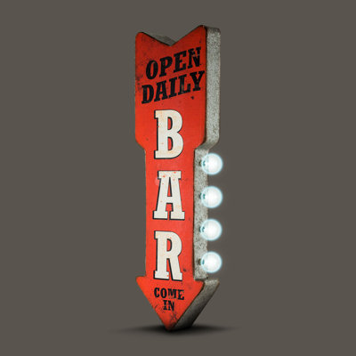 Open Daily Bar LED Marquee Sign