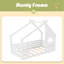 House Floor Bed With Window And A Small Shelf, Solid Wood Floor Bed With House-Shaped Roof, No Spring Box Needed-1715841567-1715841564