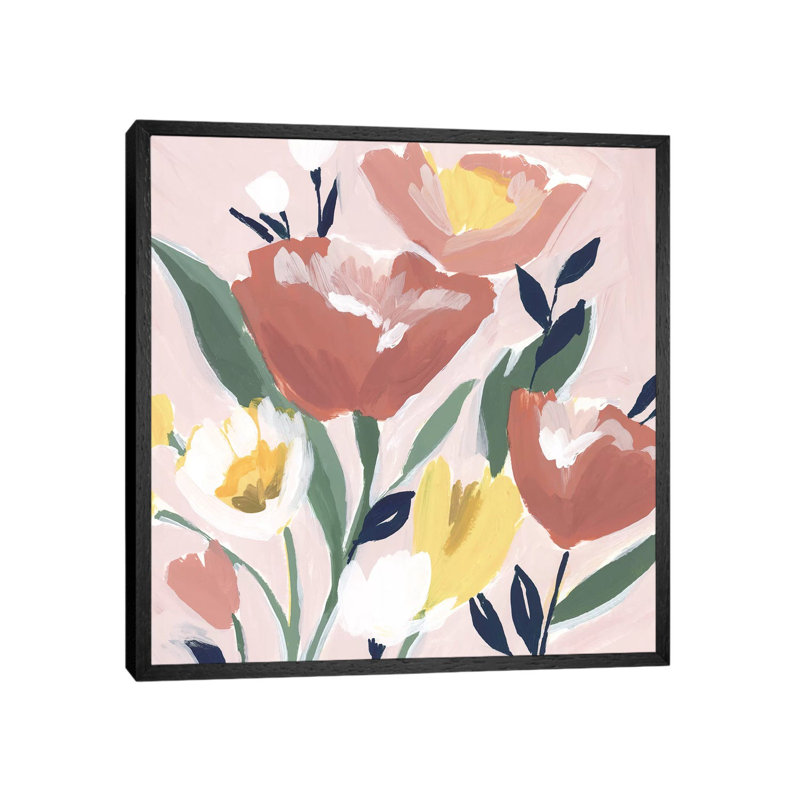 Summer Fresh by Isabelle Z - Print on Canvas, 93.98 cm H x 93.98 cm W, Black Framed