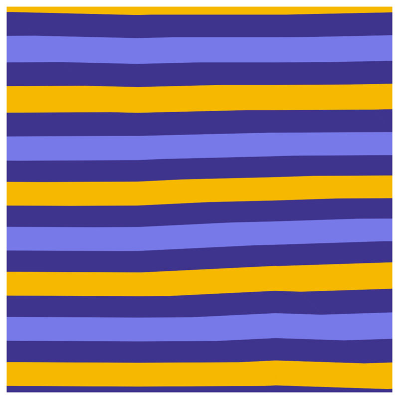 Rideaux à rayures bleues et orange, voilages et voilages à rayures - 1 panneau, 50" x 92" - 1 Panel, Sheer
