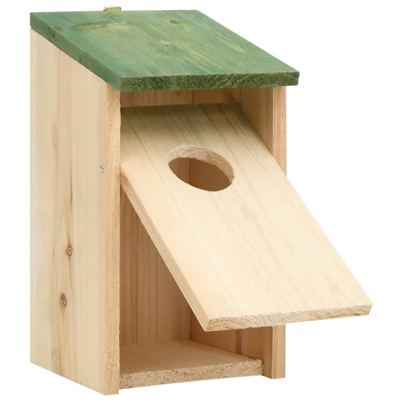Bird Houses Solid Firwood 12x12x22 cm