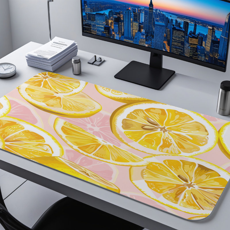 Polyester Desk Pad, 31.5x15.5