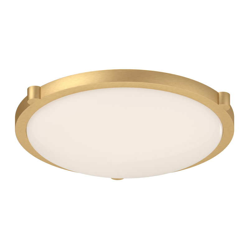 Plafonnier encastré en verre Floyd, H 3,13 po x l 17 po x P 17 po