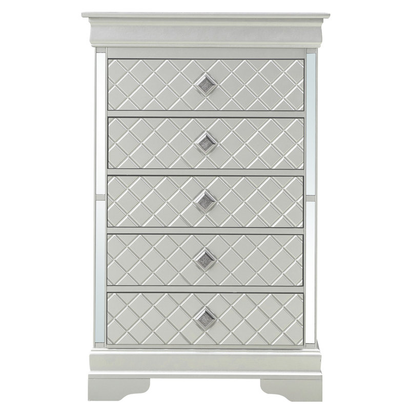 Commode argentée G6700 avec fonction de tiroir améliorée