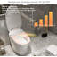 Toilette bidet allongée à double chasse