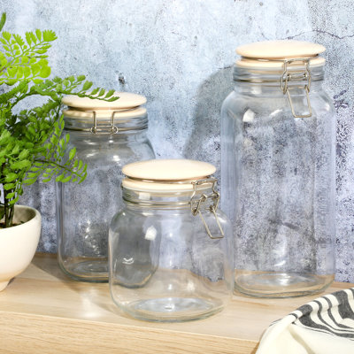 3 Piece Kitchen Canister Set