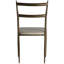 Chaise d'appoint à dossier en cuir blanc Ward