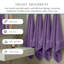 Ensemble de serviettes 12 pièces Willow - 100% coton peigné, qualité supérieure 630 g / m², mauve, ultra doux et très absorbant (12 serviettes à main)-501306306-501306316