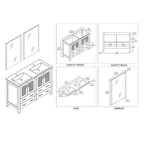 Dimensions du produit