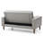 Contemporary Gray Loveseat For Two-919640056
