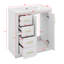 Meuble-lavabo 30 po avec lavabo, meuble-lavabo en bois massif avec 3 tiroirs-1370276679