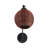 Abdulmalik 22" 1-Light Mid-Century Vintage Rattan Globe Swing Arm LED Sconce