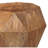 Pringle Natural Brown Octagonal Solid Mango Wood Side Table-1013420718