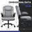Faux Leather Mid Back Executive Office Chair-286504225