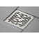 Kingston Brass BSF6310ORB Watercourse Transit 4" Square Grid Shower Drain, Oil Rubbed Bronze