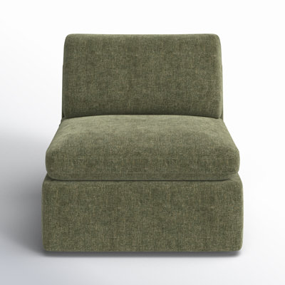 Winfree 34'' Upholstered Armless Chair For Sectional Sofa