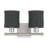 Weavington 2 Light Brushed Nickel Vanity Sconce