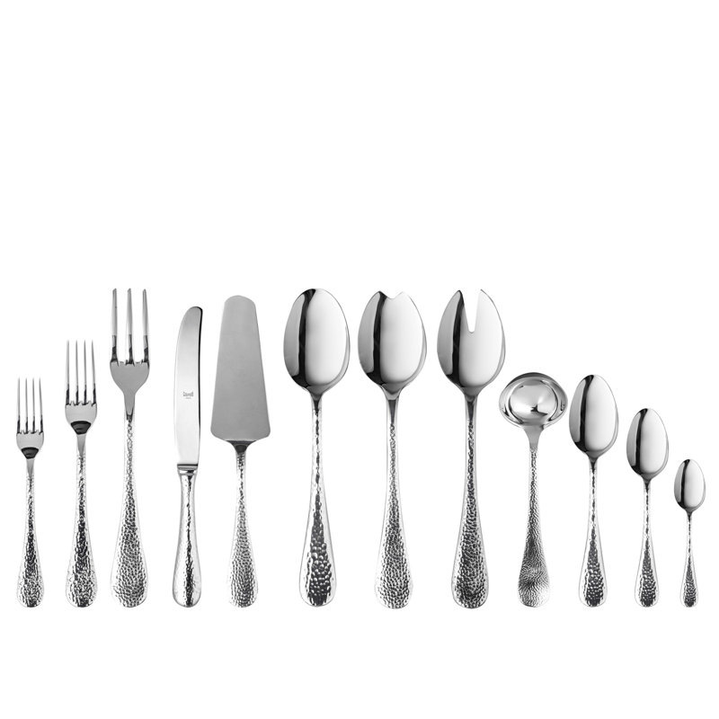 Epoque Flatware Set - 67 Pieces - Stainless Steel, Stainless Steel