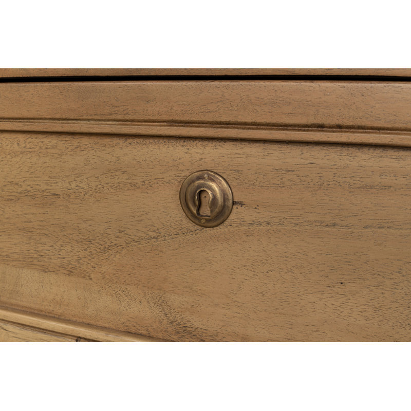 Chamberlain Solid Wood Storage Cabinet, Driftwood