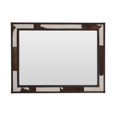 Eden Flat Leather Wall Mirror