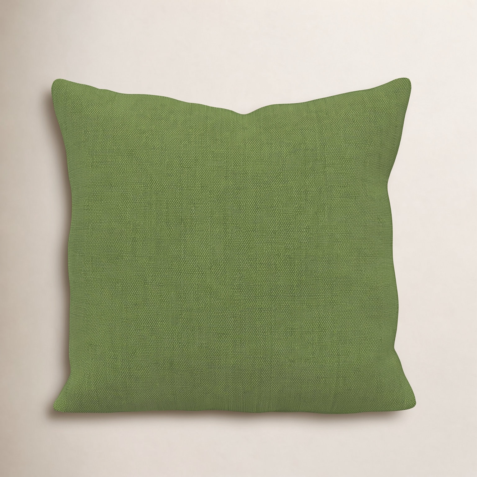 Indoor/Outdoor Throw Pillow, Square 16", Spectrum Cilantro Sunbrella® Plainweave