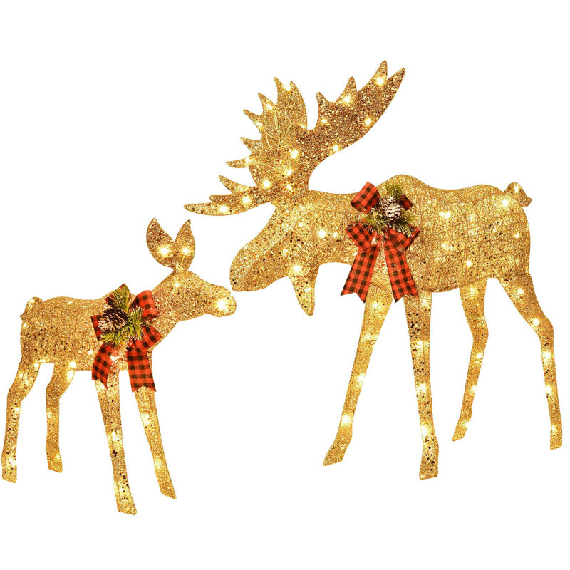 Ensemble de 2 lumières décoratives de Noël pour toute la famille