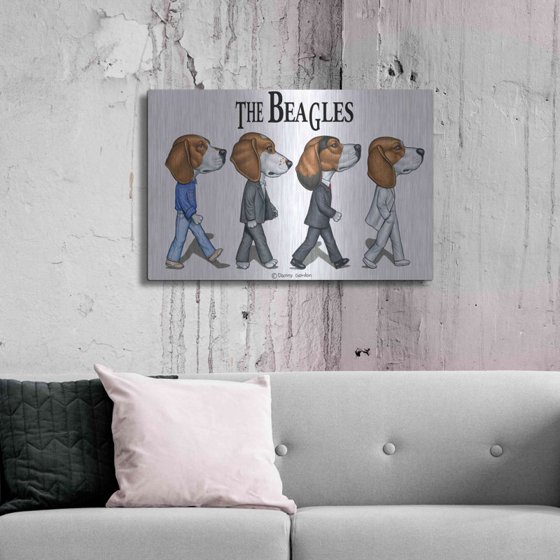 «The Beagles» par Danny Gordon, H 24 po x l 36 po