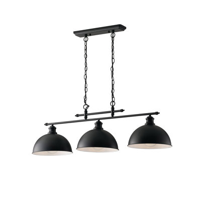 Canealus 3 - Light Black Bowl Pendant