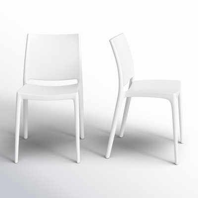 Burt Outdoor Stacking Dining Side Chair