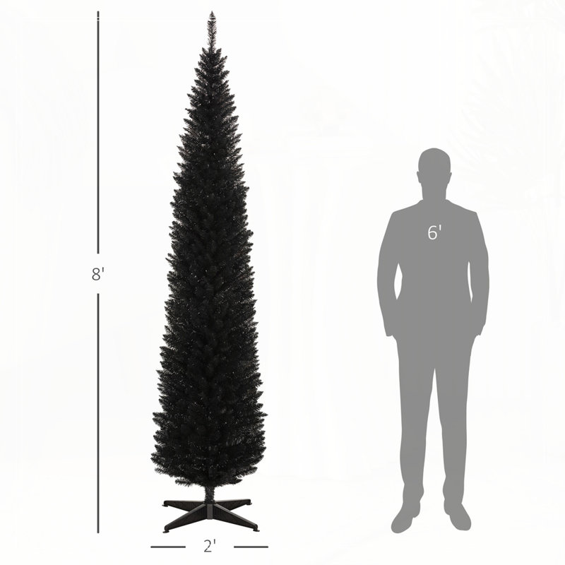Arbre de Noël au crayon classique avec configuration facile pour une ambiance de vacances confortable
