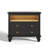 28" Solid Wood Nightstand With 2 - Drawer, Charging Station and Led Light-164197050