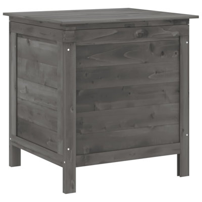 vidaXL Patio Storage Box with Lid for Outdoor Garden Furniture Solid Wood Fir by VidaXL
