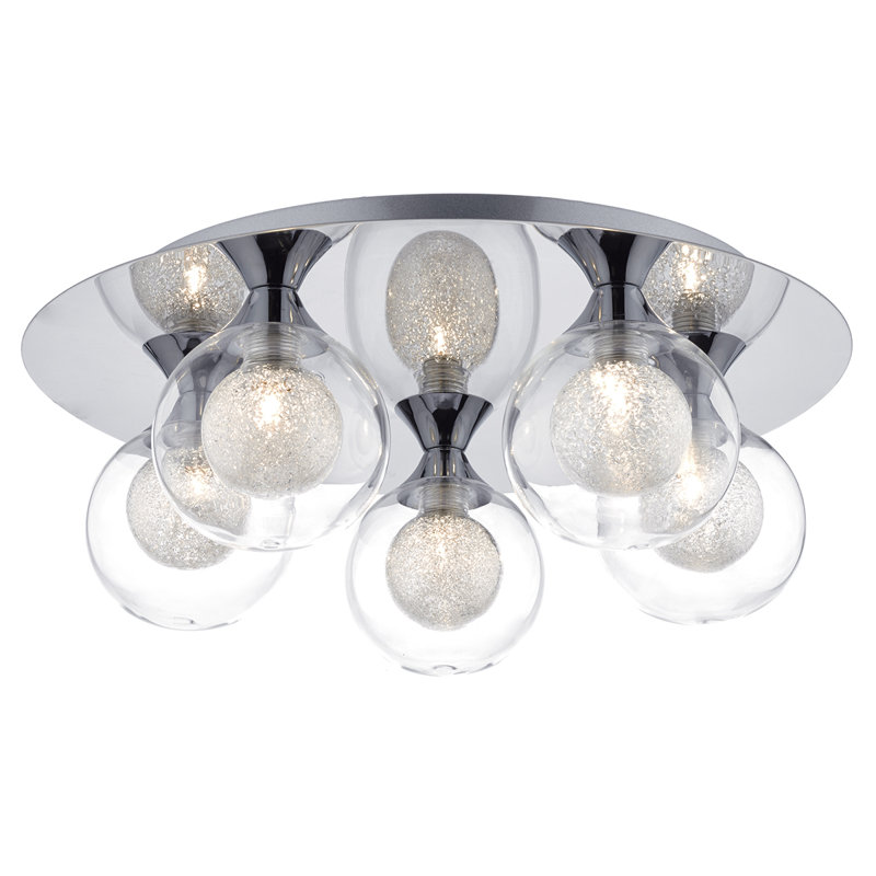 Lyndhur Glass Flush Mount
