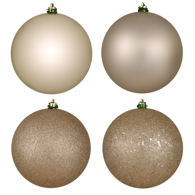 Ensemble d'ornement boule 4 pièces 4 pièces, Avoine