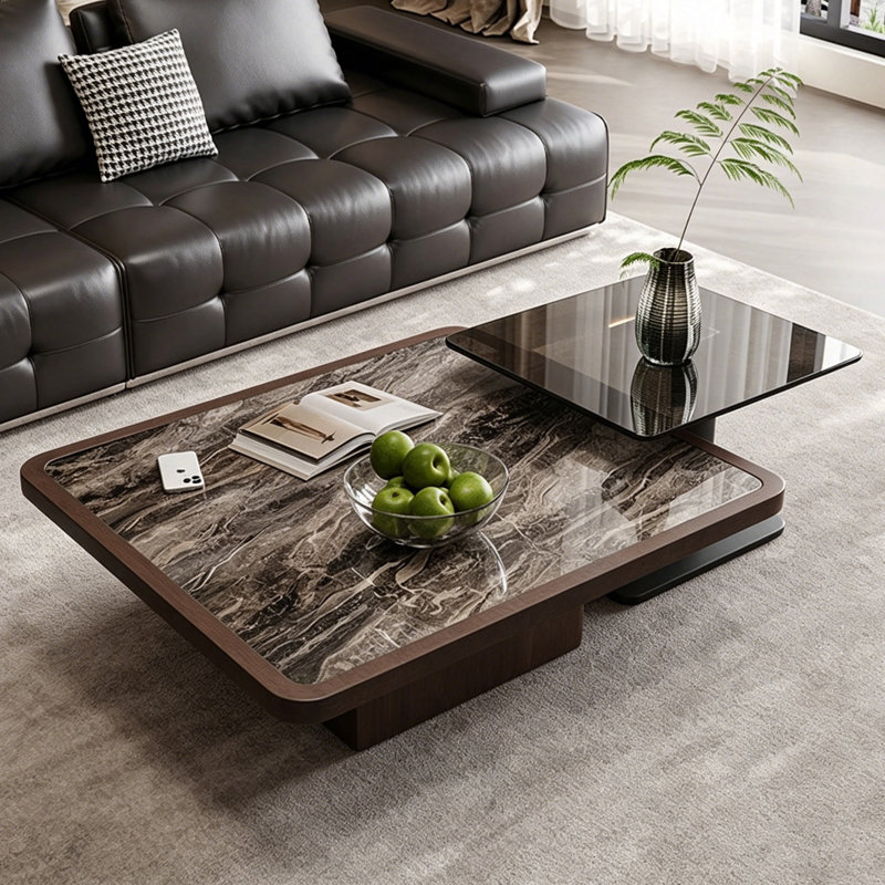 Ensemble de tables basses Modern, H 11,4 po x L 39,4 po x l 39,4 po