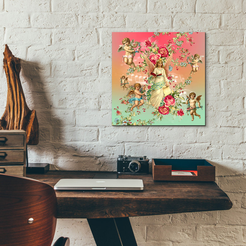 «Roses», art mural en verre 3 po par Mark Ashkenazi, H 12 po x l 12 po x P 0,13 po