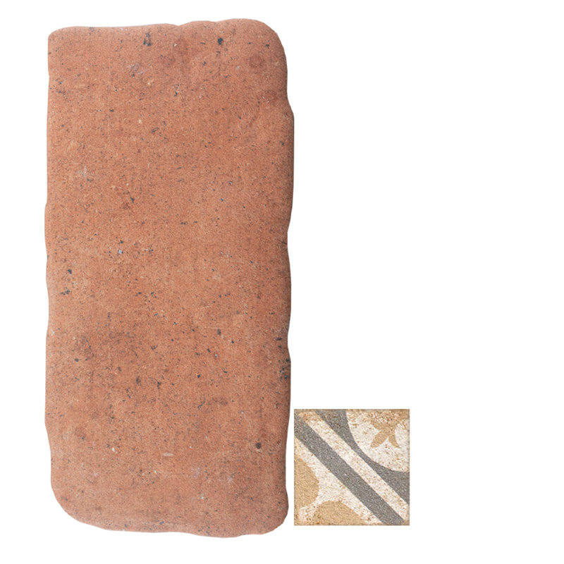 Panier Benisa avec taco 6 1/2 po X 8-7 / 8 po Carreau de porcelaine pour plancher et mur