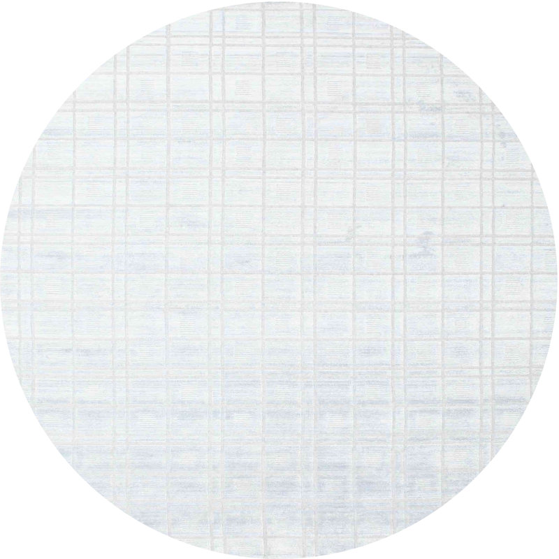 Pamrapo Geometric Indoor Rug, Round 6'