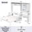 Foldable Multi-Functional Murphy Bed With Built-In Sofa, Wooden Wall Bed with Desk and Storage Cabinet-1535338199