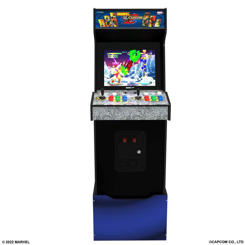 Arcade 1 Up 2 Player Plug-in Full Size Arcade Machine with 8 Games Included
