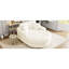 Chaise moderne de 55 po en beige. Siège pour un maximum de confort. Oreillers détachables. Chenille douce. Fabrication. Lit de détente à haute mousse, espace généreux. Tissu en chenille. Structure robuste. Coussin-1779440106